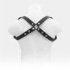 Arnes Amsterdam Sling Harness Negro con Remaches