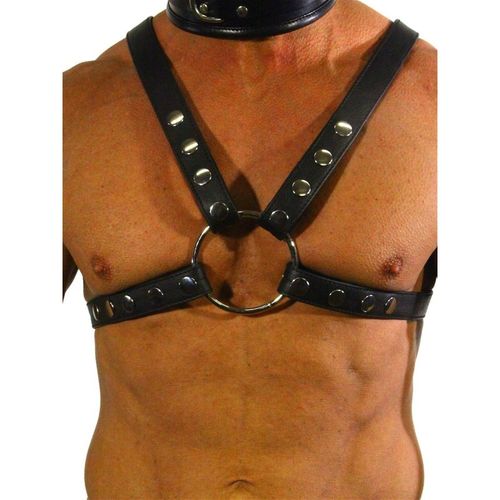 SNAP BUTTONS HARNESS LEATHER
