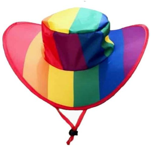 RAINBOW HAT FOLDABLE WITH BAG