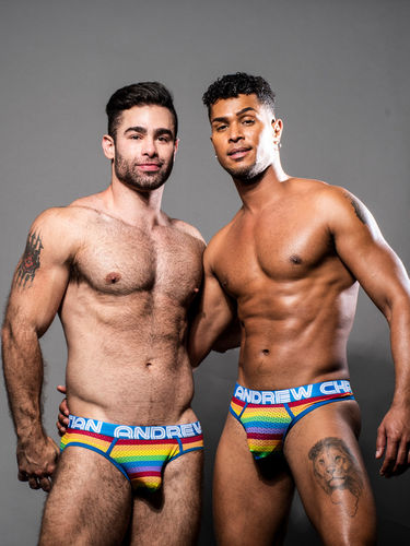 ANDREW CHRISTIAN PRIDE THONG